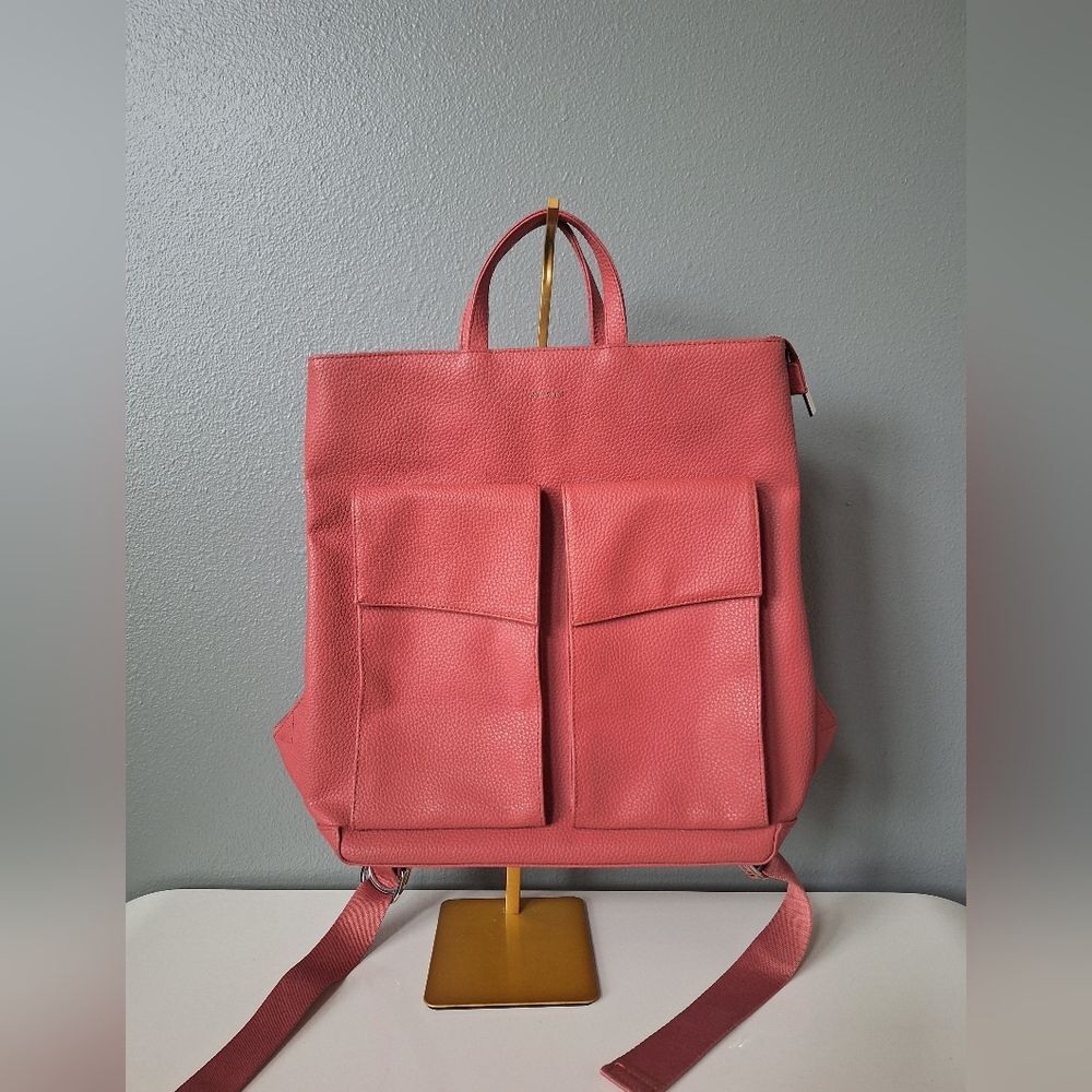 Matt & Nat Myron Vegan Leather Backpack Pink